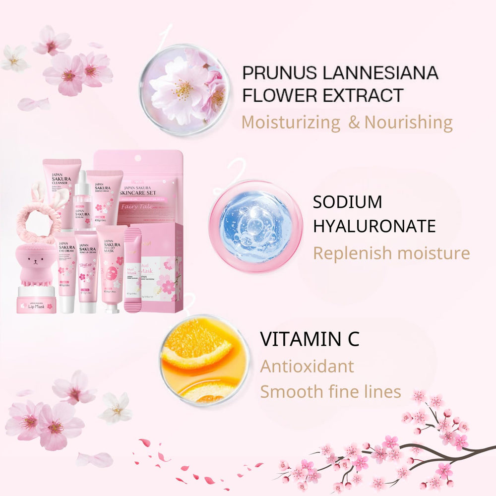 Evolvique Sakura tone-up cream helps even tone with a gentle shine.