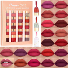 evpct 20 colors liquid matte lipstick set for versatile daily looks