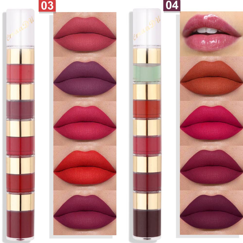 evpct long-lasting waterproof matte lipstick finish lasts through meals and drinks