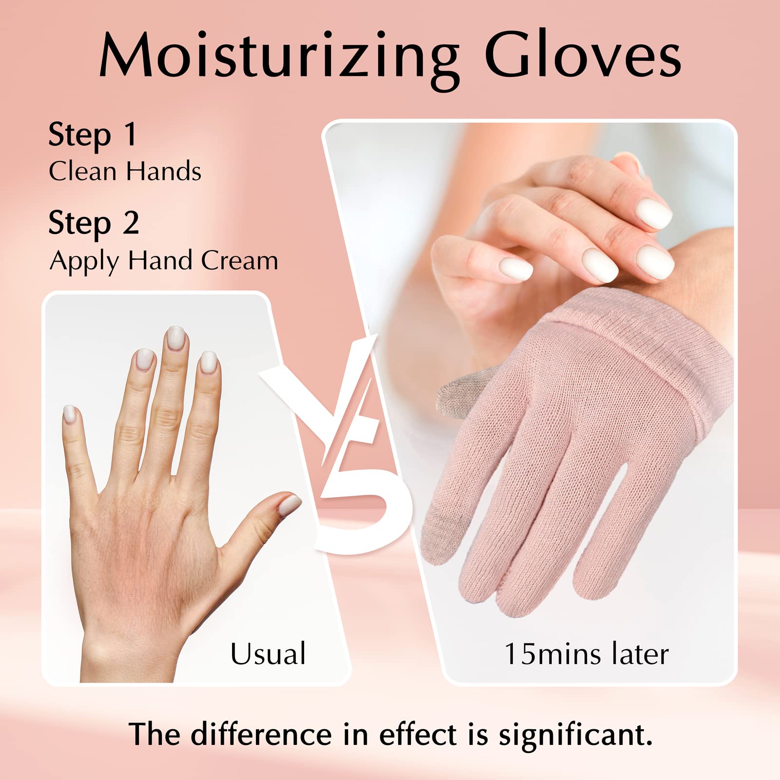 Evridwear Beauty Cotton Gloves ideal for night-time moisturizing with lotions.