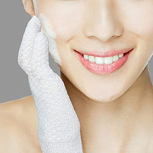 Evridwear exfoliating gloves soft-texture side works with your shower gel.