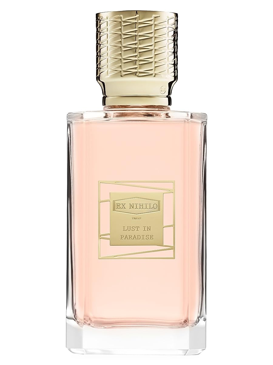 Ex Nihilo Lust In Paradise close-up of cap, showcasing premium bottle design.