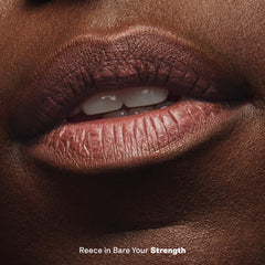 Close-up swatch of EXA Bare Lip Liner reveals rich pigment.