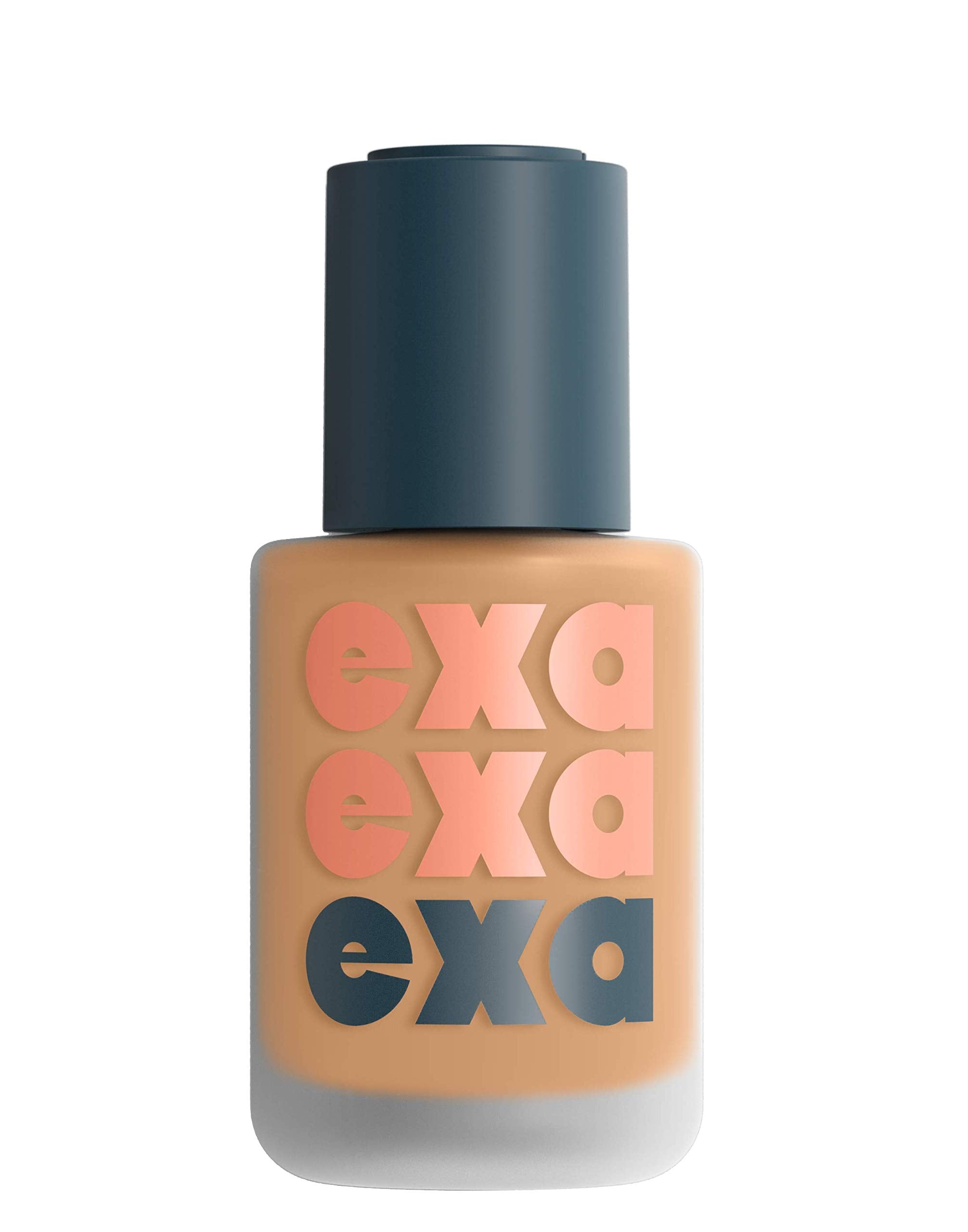 EXA Beauty Dawn 370 bottle close-up with pump for precise, even makeup application.