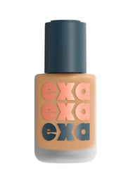 EXA Beauty Dawn 370 bottle close-up with pump for precise, even makeup application.