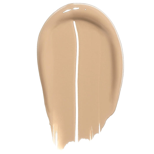 EXA Beauty semi-satin finish swatch highlighting natural radiance