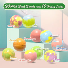 Excalla bath bombs simplify cleanup after bath time.
