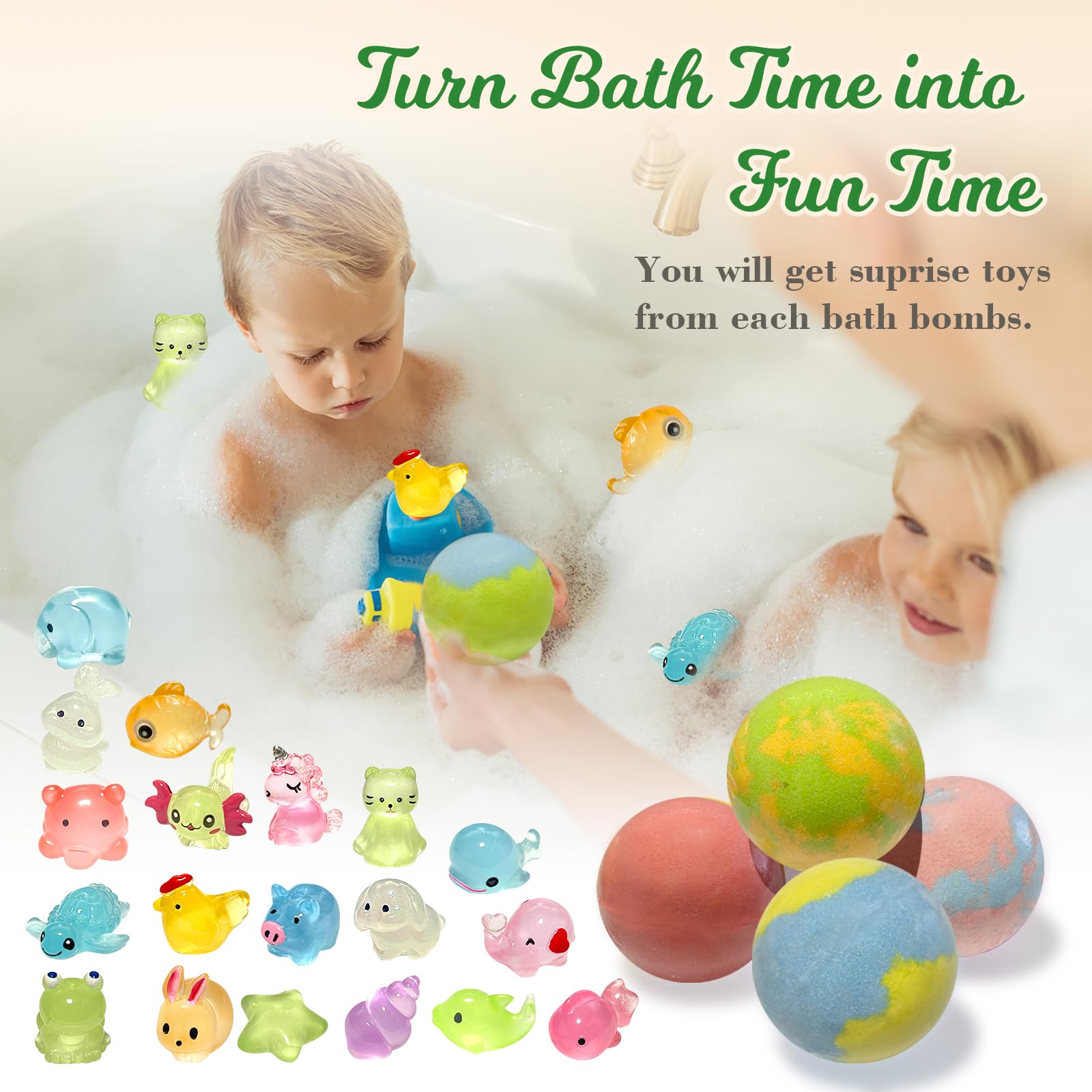 Excalla gift set bath bombs ideal for birthdays and holidays.