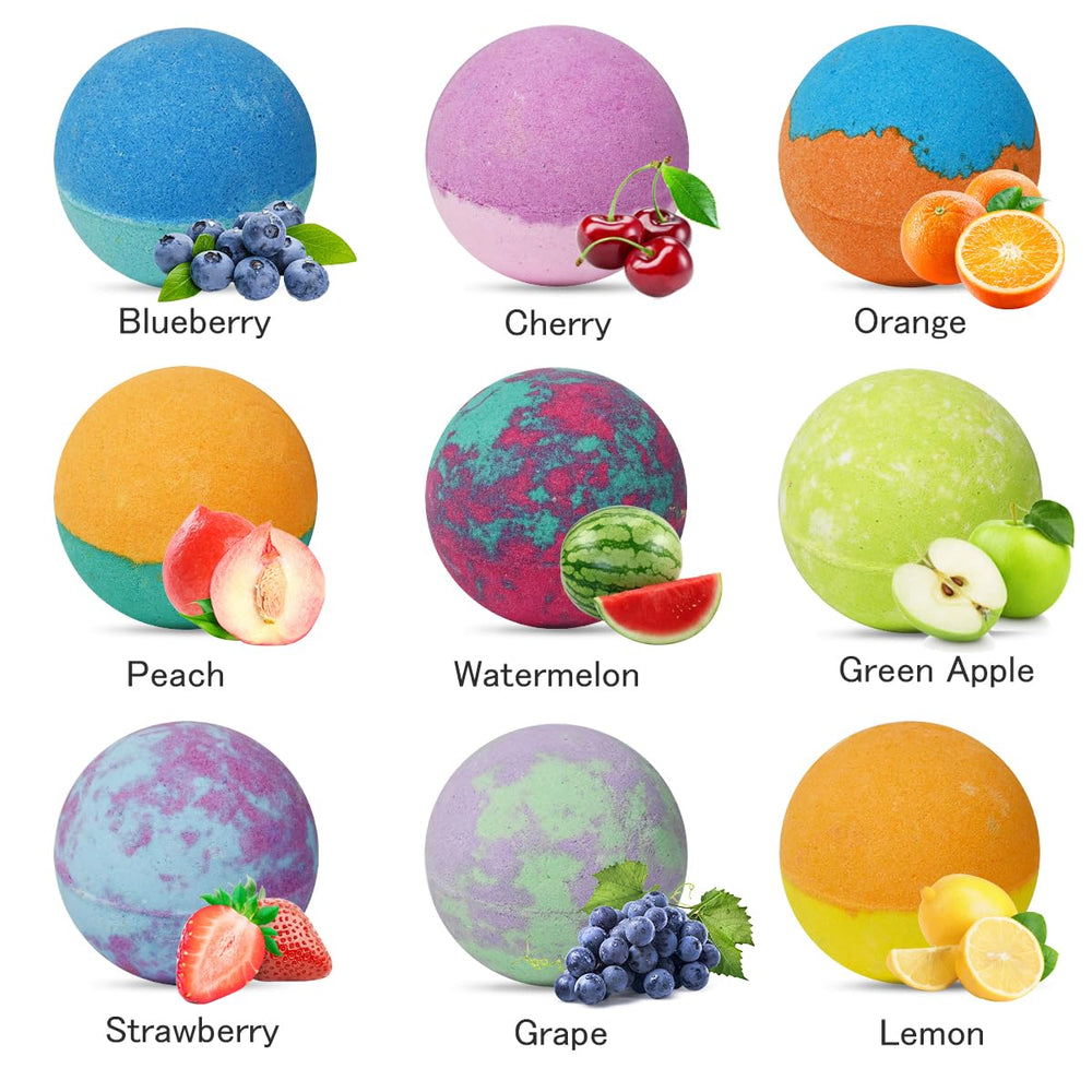 Excalla watermelon fragrance bath bomb with fun foam