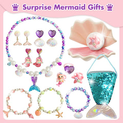 Excalla Mermaid Bath Bombs offer nine scents for bath time variety.