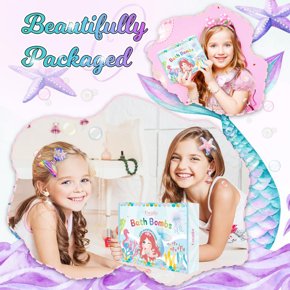 Excalla sequined mermaid tail accessory for hair or outfits after bath