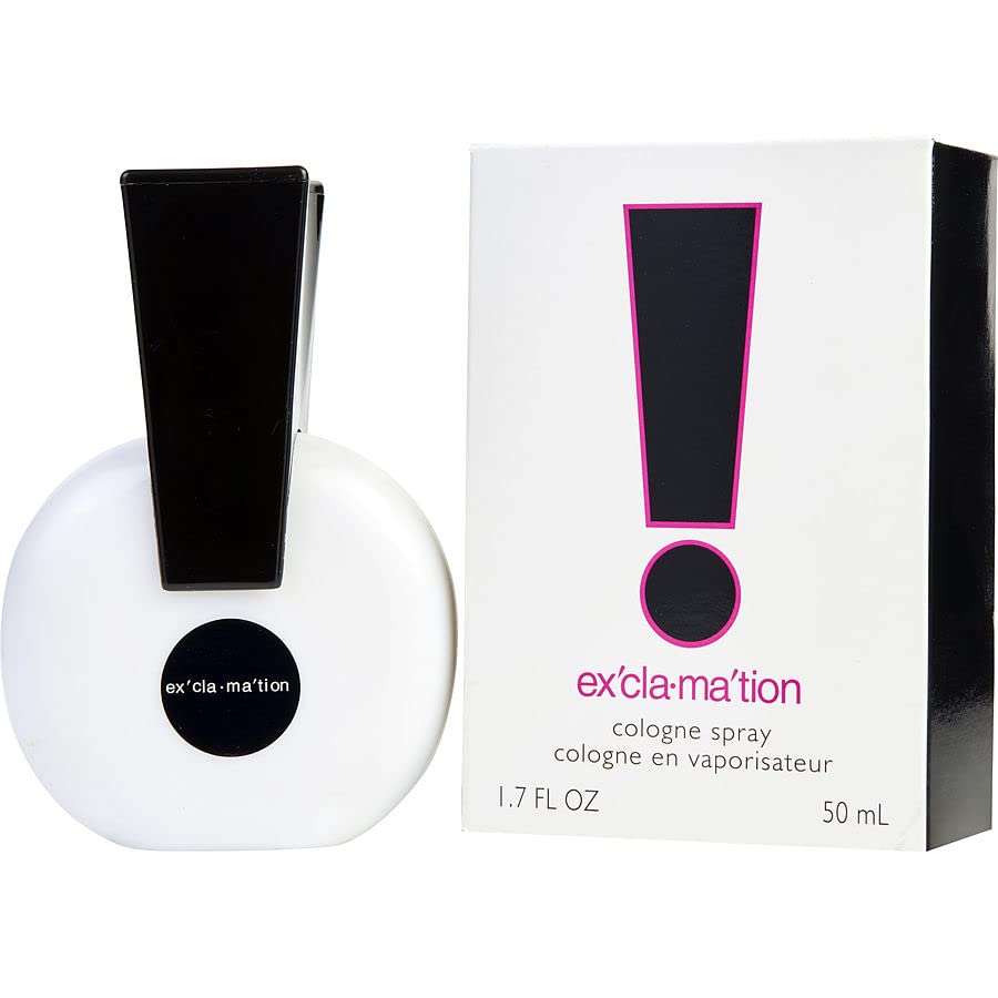 EXCLAMATION by Coty EDT spray 1.7 oz bottle detail, showcasing sleek packaging for daily wear.
