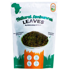 Excluniq World Ambunnu leaves 50g pack ready for natural hair care routine.
