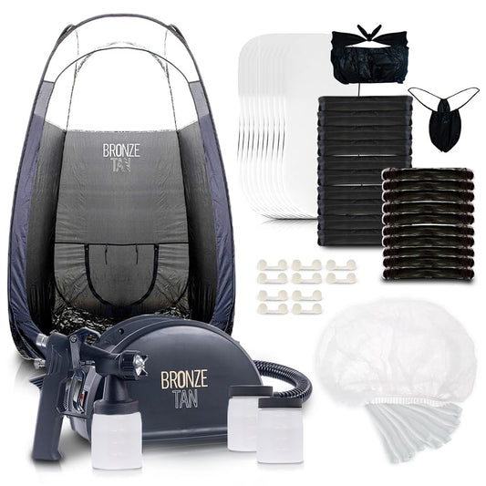 Existing Beauty Bronze Tan Machine Kit front view for professional spray tan setup