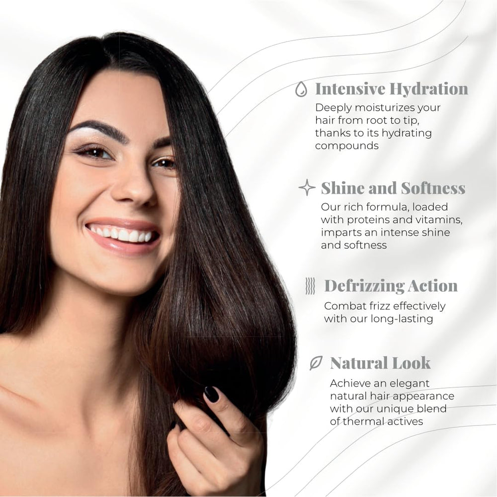 Expert Hair Sensation texturizing cream being applied for frizz control at home.
