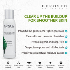 Exposed packaging emphasizes non-toxic, cruelty-free skincare