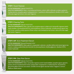 Exposed Skin Care cleanser application demonstrates daily cleansing benefits.