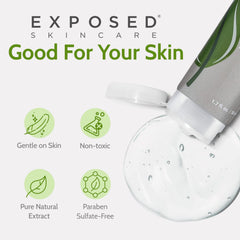 Exposed Skin Care Clear Pore Serum suitable for sensitive skin in close-up.