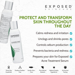 Application detail on skin demonstrates prep for subsequent serum in routine.