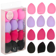 EXPRESSIONS 12pc beauty sponge pack front view for seamless makeup application