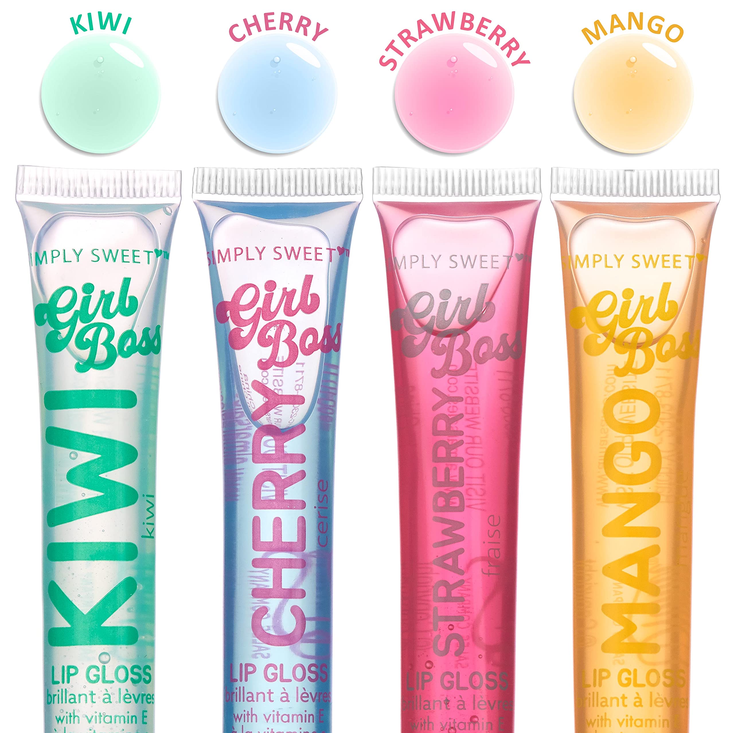 EXPRESSIONS lip gloss pack mint flavor tubes add fresh aroma and gloss.