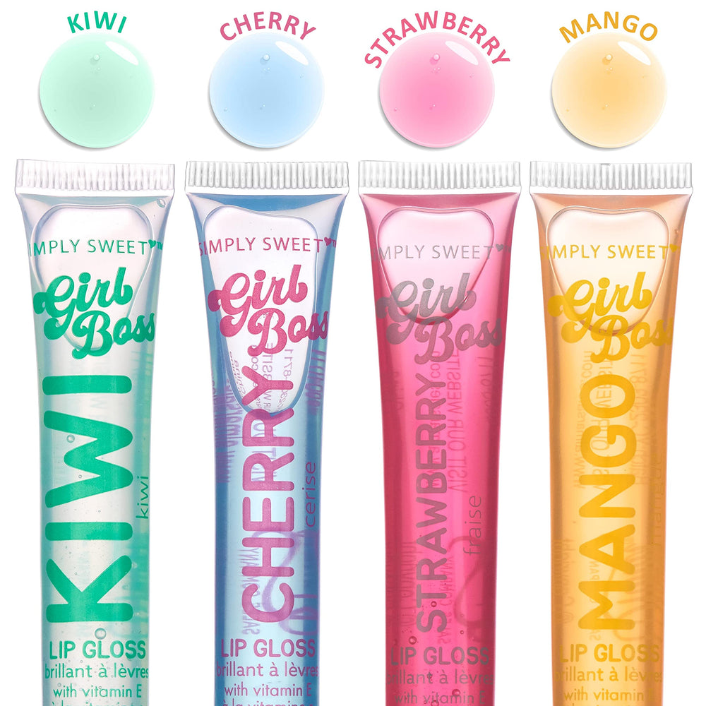 EXPRESSIONS lip gloss pack mint flavor tubes add fresh aroma and gloss.