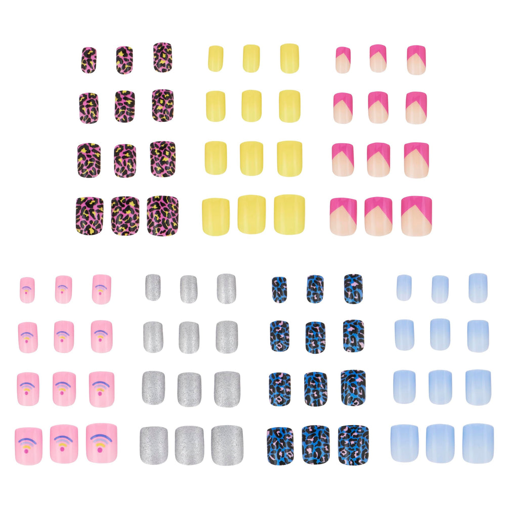 EXPRESSIONS glitter and stud nail designs for a glamorous finish