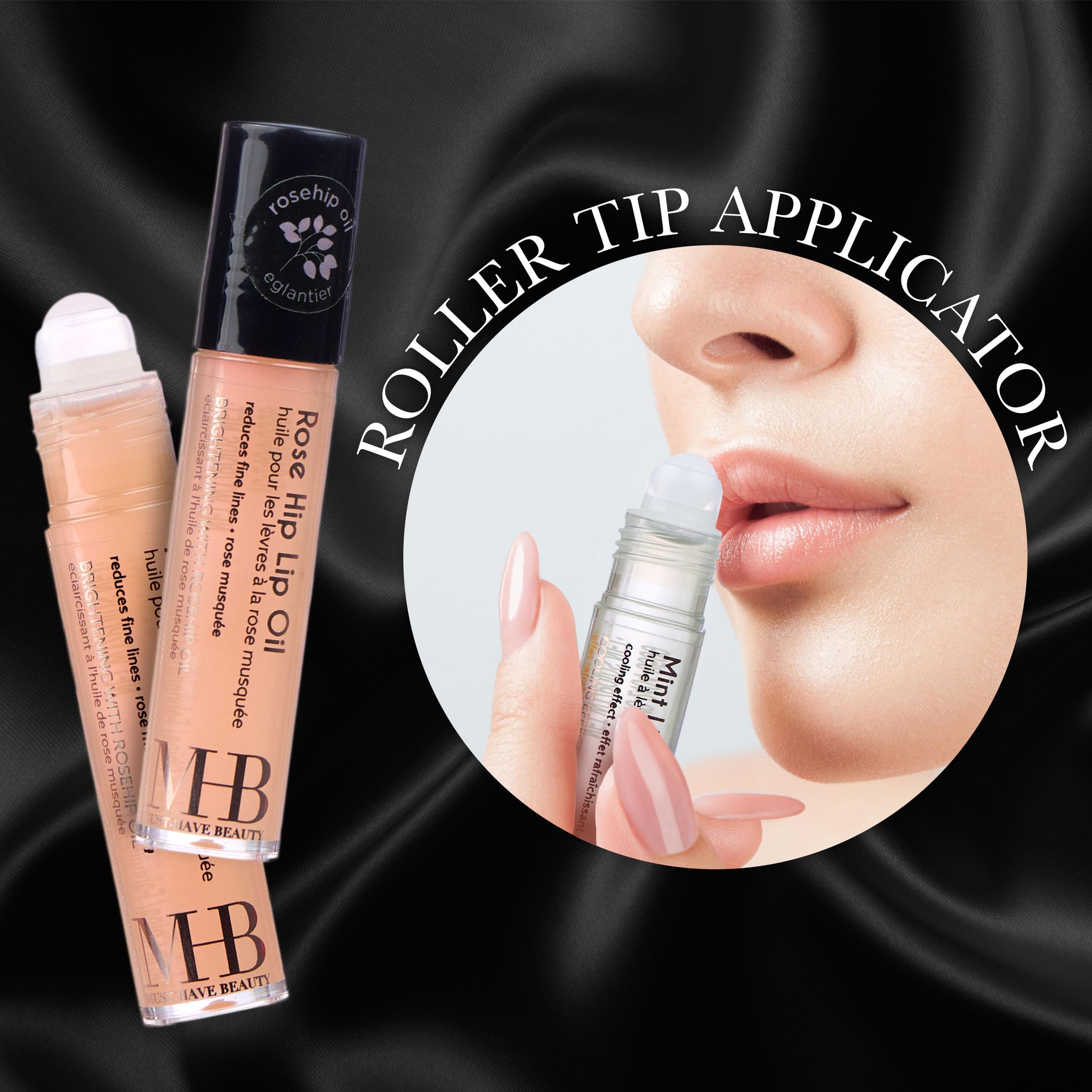 EXPRESSIONS vanilla flavor lip oil offers smooth shine and pleasant aroma.