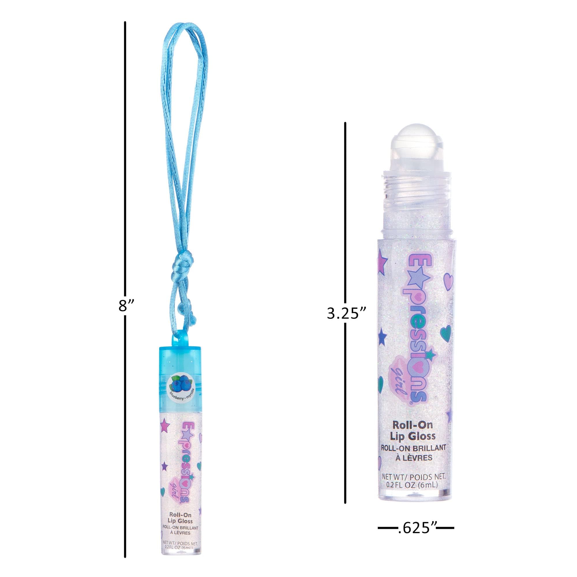 EXPRESSIONS non toxic lip gloss necklaces safe for sensitive skin.