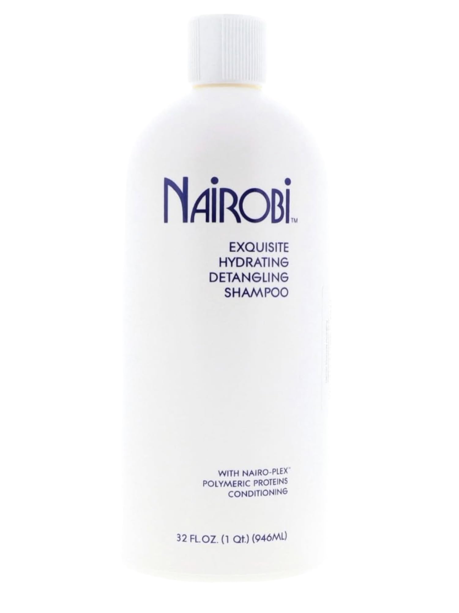 Generic Exquisite Hydrating Detangling Shampoo bottle showing sulfate-free hydration for hair