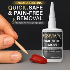EXSIVIA cuticle pushers for safe, flawless cleanup.