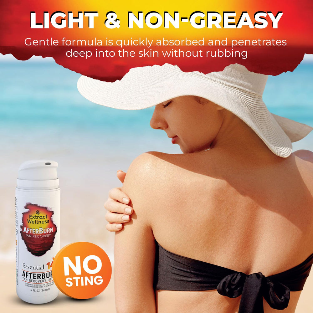 Extract Wellness AfterBurn aloe vera gel close-up soothing skin
