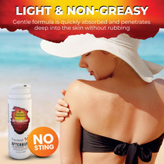 Extract Wellness AfterBurn aloe vera gel close-up soothing skin