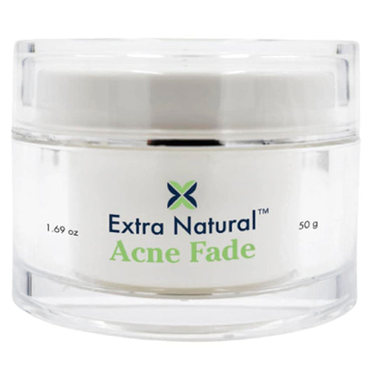 Extra Natural Acne Cream bottle for gentle daily use on sensitive skin.