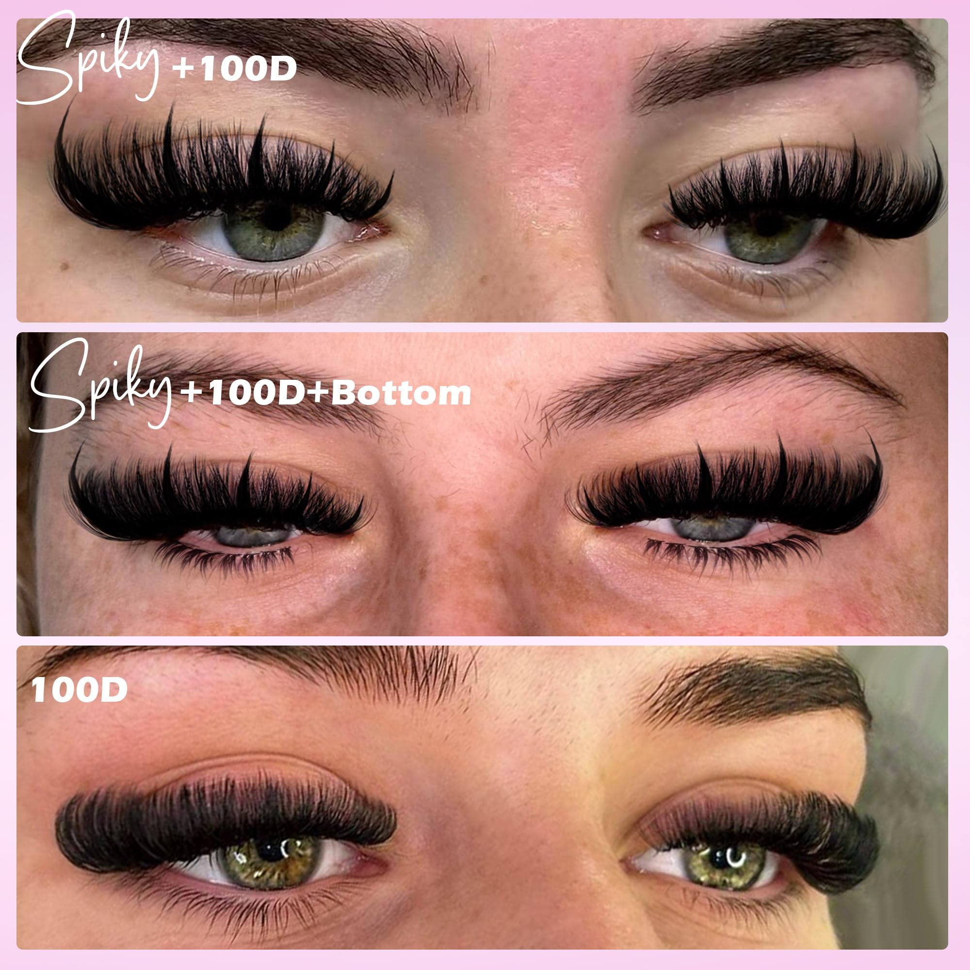 EYDEVRO 300+ pieces DIY lash extensions for versatile styles