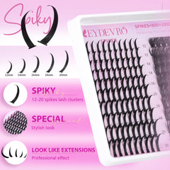 EYDEVRO 300+ lash clusters kit for endless creative looks