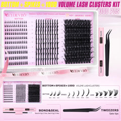 EYDEVRO bottom lashes for balanced, 360 allure and lower-eye definition