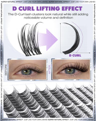 EYDEVRO close-up wispy lashes show natural everyday enhancement.