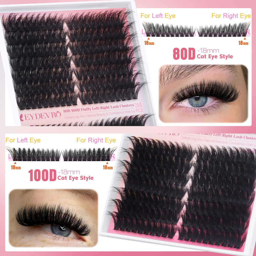 EYDEVRO left/right design enables precise, symmetrical lash application