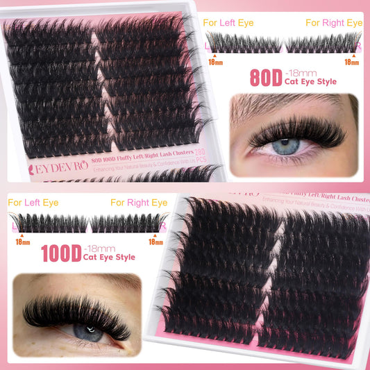 EYDEVRO left/right design enables precise, symmetrical lash application
