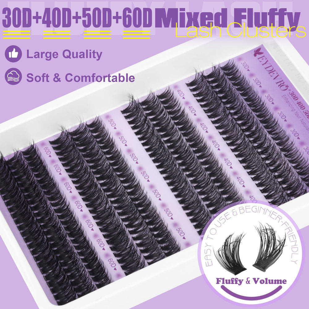 EYDEVRO lash bond and seal bottle demonstrates secure all-day hold.