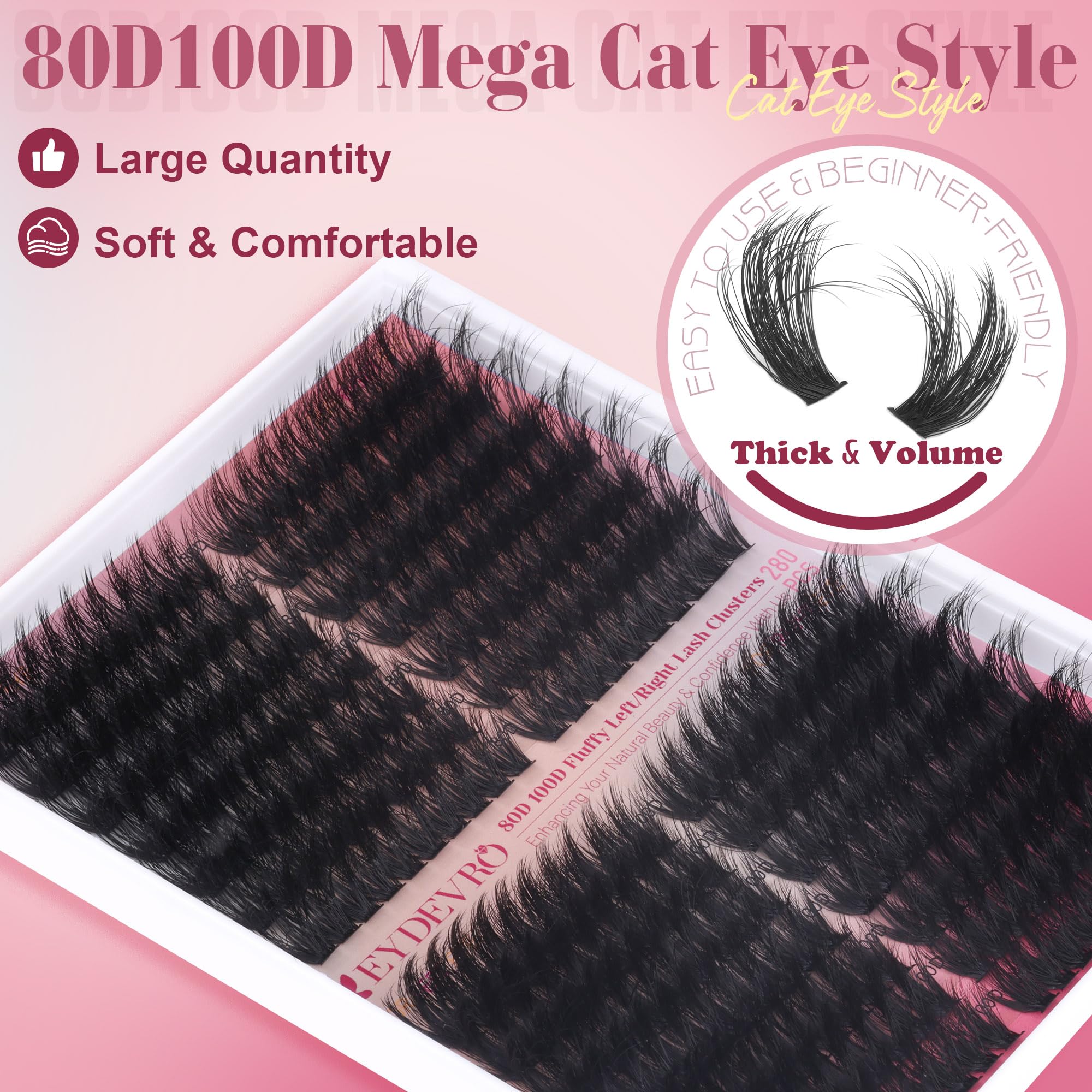 EYDEVRO lash bond and seal provide a waterproof, lasting hold