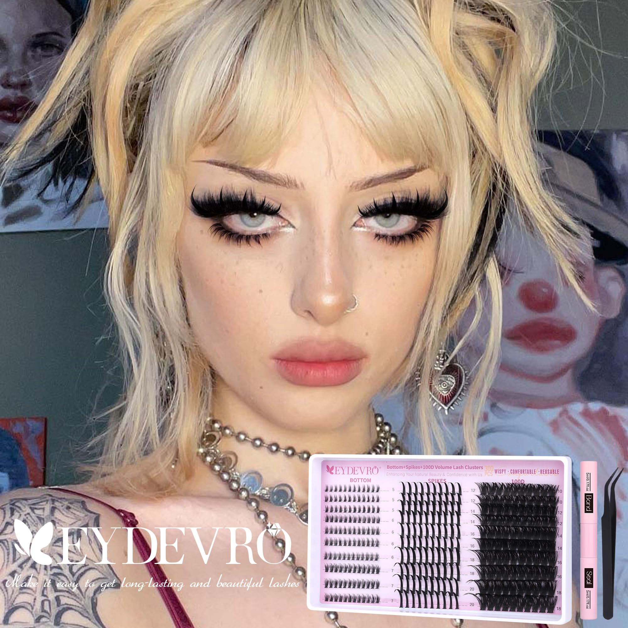 EYDEVRO lash bond and seal set for secure, long-lasting wear
