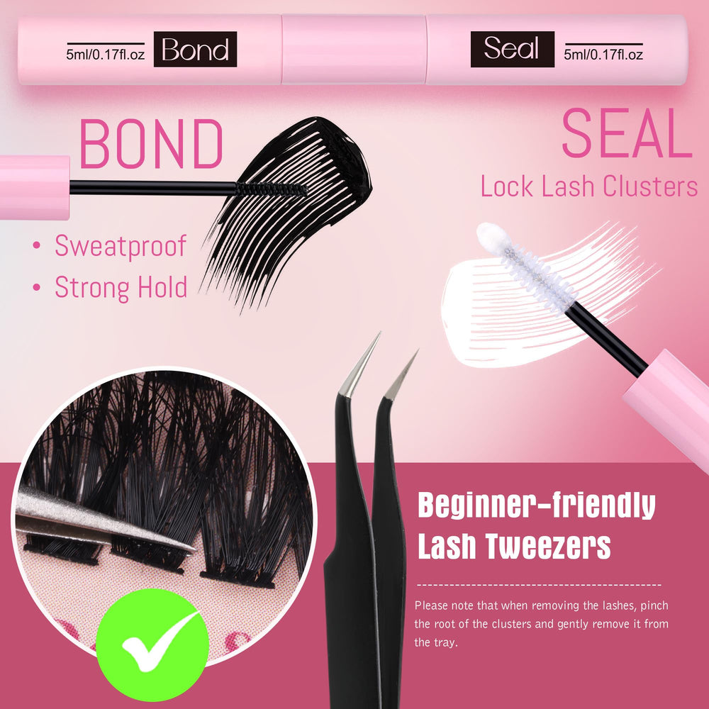 EYDEVRO waterproof lash glue hold for long-lasting lashes