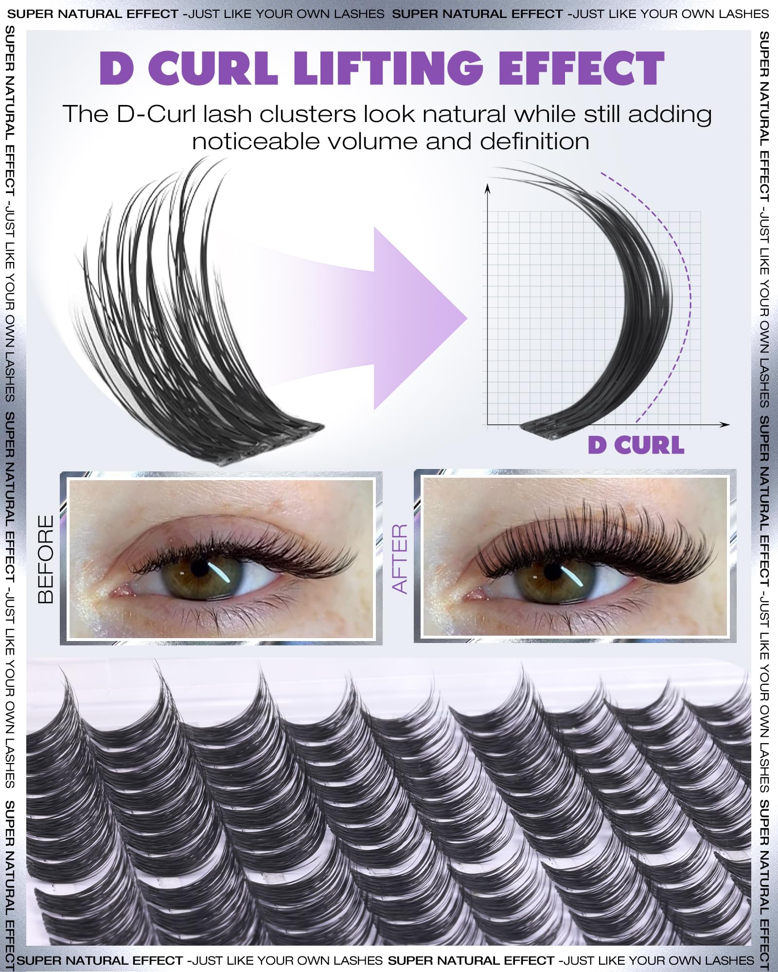 White lash bond and seal drying clear for neat lash lines