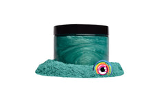 Eye Candy Forest Green mica powder for geode art enhances crystal depth