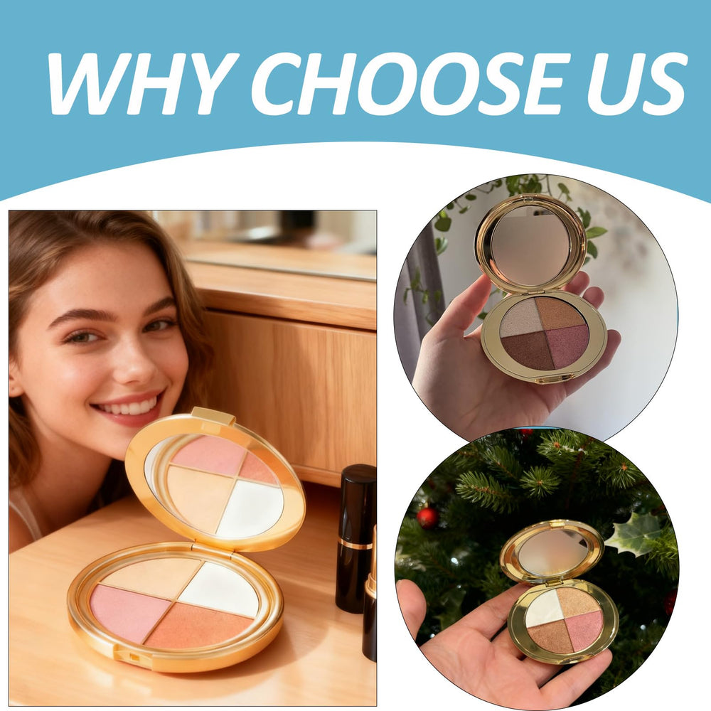Eye & Cheek Palette contour-define shades for natural sculpting.