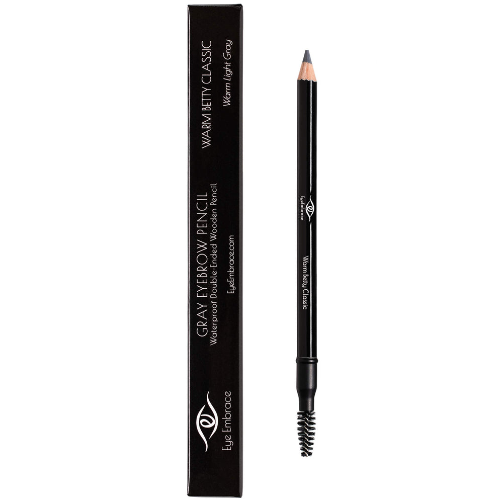 Eye Embrace creamy pencil application along hair growth direction for soft, even strokes.