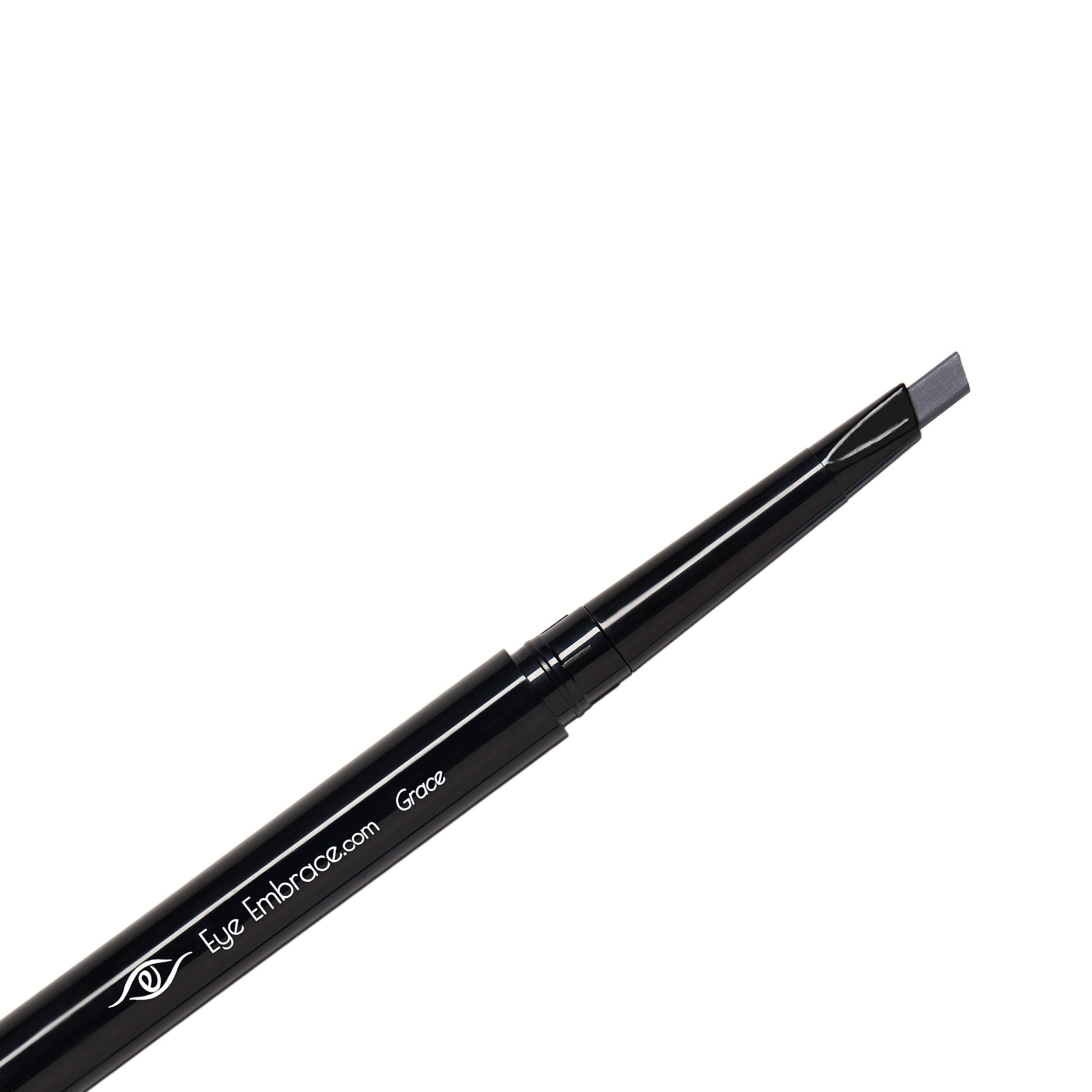 Eye Embrace Grace brow pencil with diamond-point tip for precise definition.