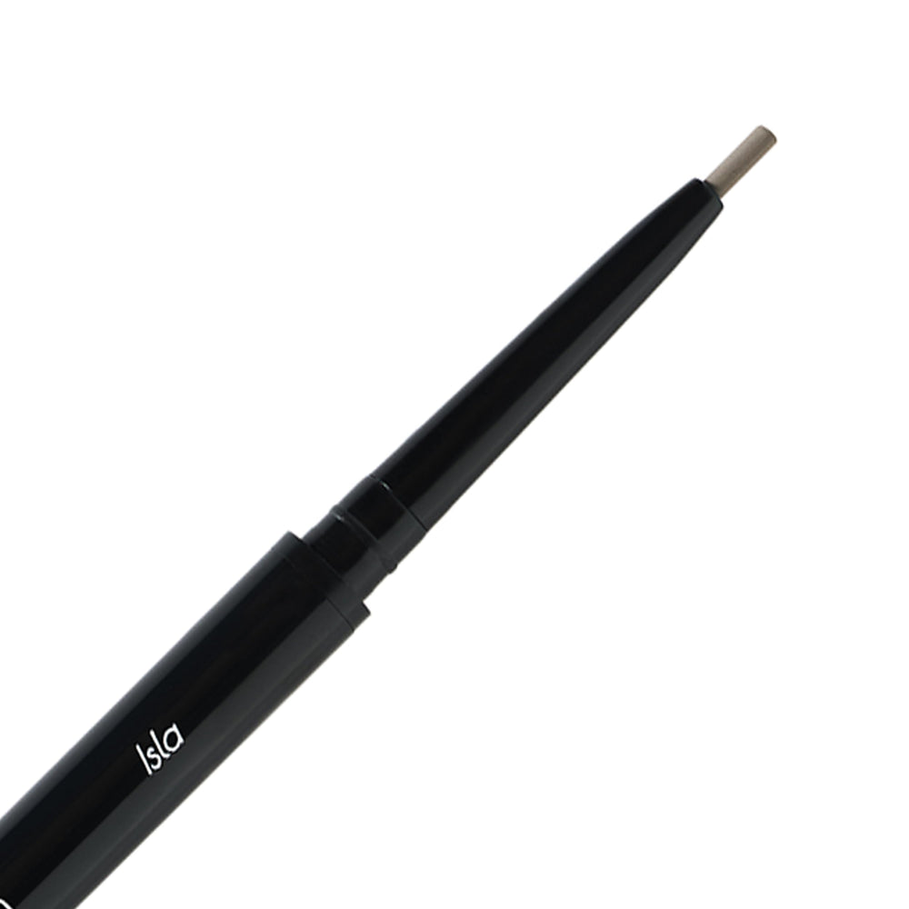 Eye Embrace Isla micro-tip pen close-up showing precise brow strokes.
